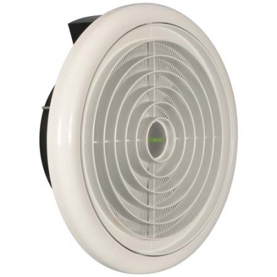 Xpelair Cx, muurventilator, 329m3/h, 230V, 34W, aansluitklem, lichtnet, hxb 45x352mm, wit IPX4