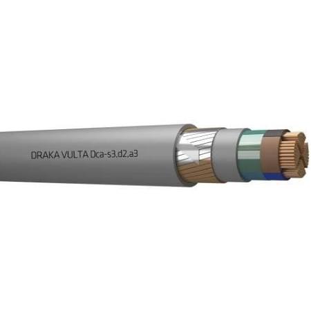 Draka VULTA Dca 0,6/1kV 4x150/75mm2 installatiekabel, samengesl., isolatie XLPE, kleurcodes, dia. 47.1mm, mantel PVC, grijs, meter