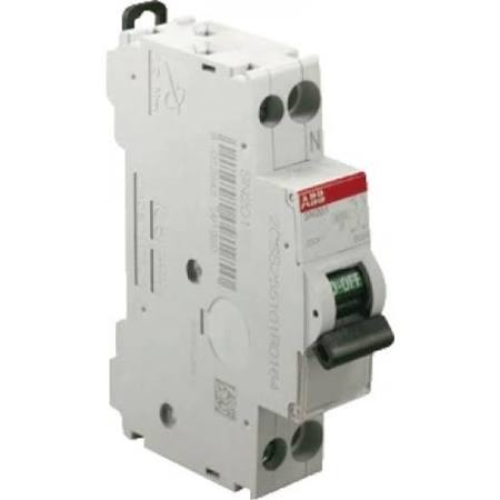 ABB SN201L, installatieautomaat, 1P+N, B-karakteristiek, 20A - IEC/EN 60898 4,5 kA/ IEC60947-2 6 kA - 1 module, breedte 17,5mm