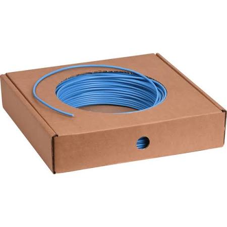 TKF VD H07V-U Eca 2,5mm2 installatiedraad, klasse 1/massief, isolatie PVC, aderkleur blauw, buitendiameter 3.3mm, ring 100meter