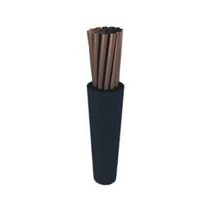 TKF VD H07V-U Eca 2,5mm2 installatiedraad, klasse 1/massief, isolatie PVC, aderkleur zwart, buitendiameter 3.3mm, ring 100meter