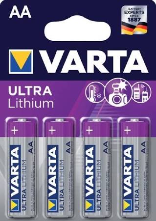 Lithium Professional Batterij, Lr06, Aa, Penlite, Mignon, 1,5V, Verpakt Per 4 Stuks
