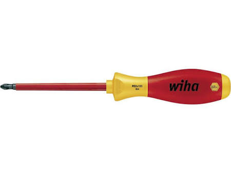 Wiha SoftFinish VDE Pozidriv-schroevendraaier. 324 SF PZ 1x80