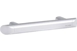 Delabie, Handgreep aangepast sanitair, Be-Line, recht, greep, 300mm lengte, 35mm diameter, aluminium, wit