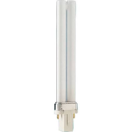 Philips compactlamp, 9W 4000K, 80-89 (klasse 1B), G23 (2-pins), 600lm, levensduur: 10000u, (DxL) 28x167mm, klasse A