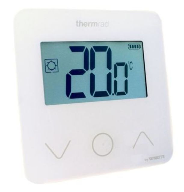 Thermrad RF(draadloos) Digitale thermostaat met Batterijen (2xAA), nieuw model met 3 inchsensitive touchinch knoppen