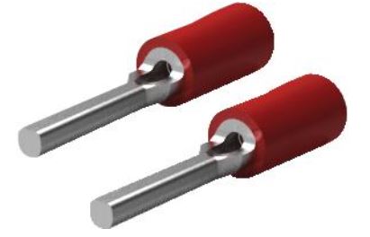 Penlengte 6,7 mm, draadisolatie max. 3,6 mm