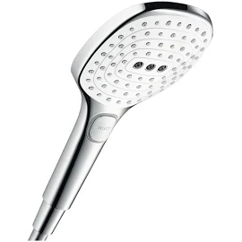 Hansgrohe Raindance Select E / RainAir, Handdouche, 120mm douchekop, 3jet, chroom/wit