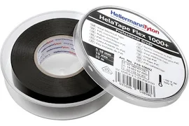 Hellermanntyton isolatietape, breedte 50mm, lengte 33m, polyvinylchloride (pvc), zwart