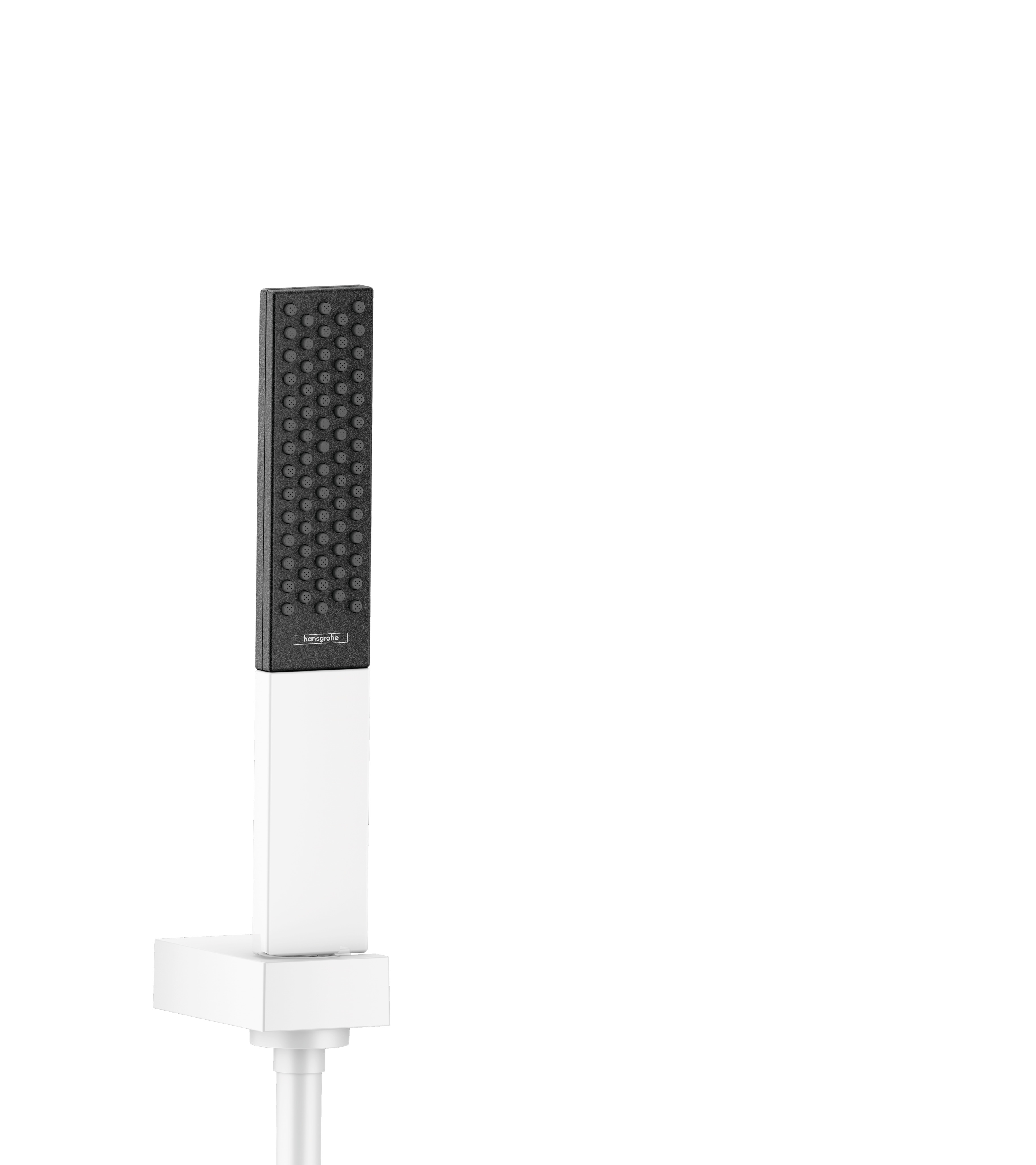 Hansgrohe RainFinity / PowderRain, Staafhanddouche, 100mm douchekop, 1jet, 1250mm doucheslang, met douchehouder, mat wit