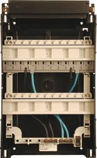 Voorzien van 1 busboard 1-f lege kast 220x330mm