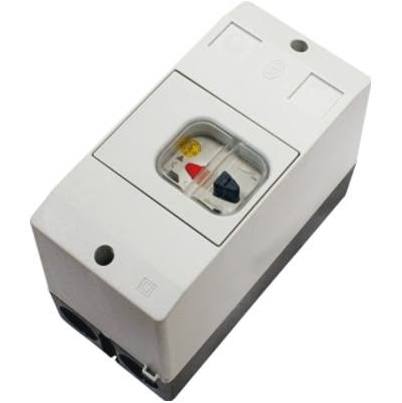 Eaton, Motorbeveiligingsschakelaar drukknop in kast, Instelbaar: 1-1,6A, elektronisch, 3P 50kA, schroefklem, IP65