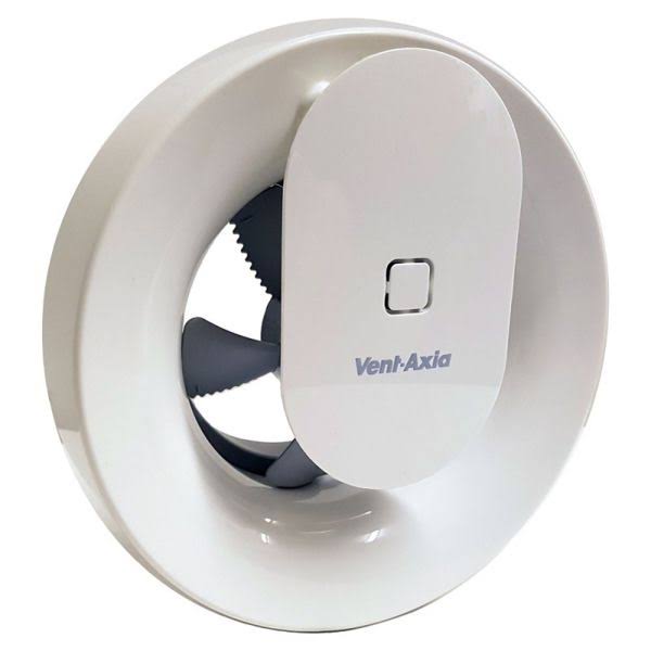 Vent-Axia App-gestuurde ventilator met 3x snelheid, Svara, vochtdetectie, lichtsensor, universeel, IP44, wit