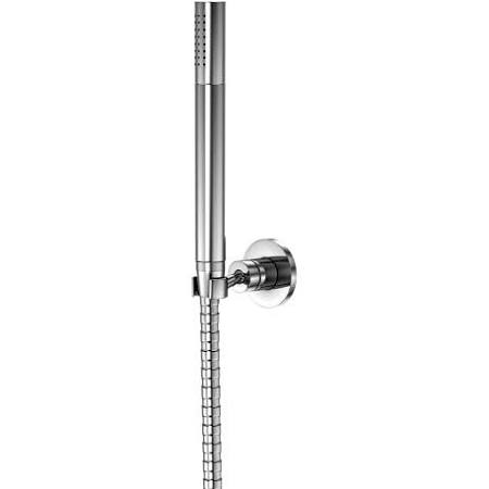 Steinberg 100 handdouche met wandhouder en metalen doucheslang 150 mm, chroom
