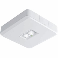 Van Lien decentraal opbouw LED-armatuur EVA-DLO 1xLED 2W/5600K, 203lm, CRI70, 100.000uur, IP54, wit