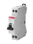 ABB SN201L, installatieautomaat, 1P+N, B-karakteristiek, 2A - IEC/EN 60898 4,5 kA/ IEC60947-2 6 kA - 1 module, breedte 17,5mm