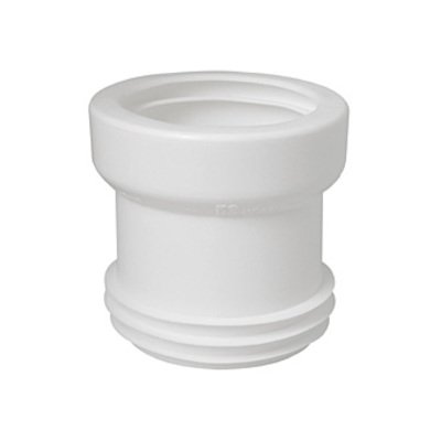 Wisa Closetafvoermanchet, nummer 3, model NKS, 100-110mm aansluitdiameter, kunststof, wit