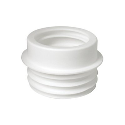Wisa Closetafvoermanchet, nummer 4, model NKS, 116-125mm aansluitdiameter, kunststof, wit